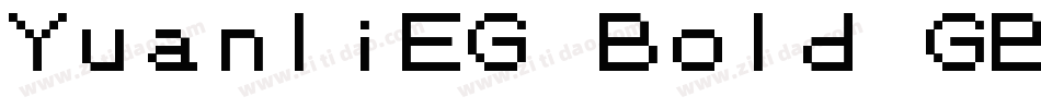 YuanliEG Bold GB字体转换